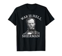 William Tecumseh Sherman Civil War History Citazione Maglietta
