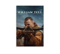 William Tell Action Drama History Magical Realism Movie Poster da parete su tela estetica poster vintage musica e film pittura decorativa per soggiorno e camera da letto (40 x 60 cm) senza cornice