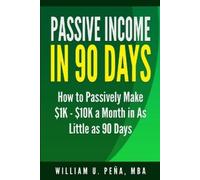 William U Pena Mba Passive Income in 90 Days (Tascabile)