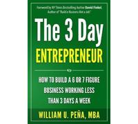 William U Pena Mba The 3 Day Entrepreneur (Tascabile)