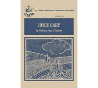 William Van O'Connor Joyce Cary (Tascabile)