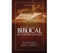 William W. Klein Craig L. Blomberg Robe Introduction to Bibli (Copertina rigida)