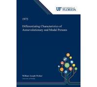 William Weikel Differentiating Characteristics of Autoevoluti (Copertina rigida)