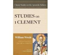 William Wrede Studies on First Clement (Copertina rigida)