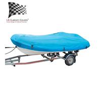 Williams 325 Jet Costina Tender Premium su Misura Impermeabile Barca Cover Blu