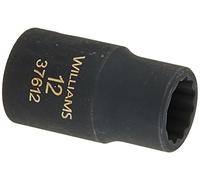 Williams 37612 1/2-inch Drive 12 mm standard Impact socket, 12-point