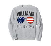 Williams Family Heritage È nel Mio Dna Patriotic USA Felpa