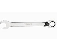 Williams JHW1208RC Chiave combinata reversibile a cricchetto 12 punti SAE, con finitura cromata lucida - 1/4"