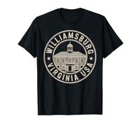 Williamsburg Virginia Travel Souvenir Emblema Maglietta