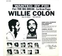 Willie Colón and Héctor Lavoe La Gran Fuga (The Big Break) (Vinyl LP) 12" Album