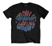 Willie Nelson Americana autorizzato Uomo maglietta