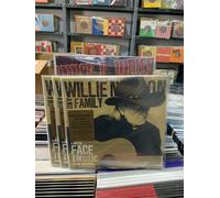 Willie Nelson And Family LP LET'S FACE THE MUSIC AND DANCE Gold & Black Marbled