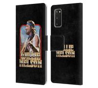 WILLIE NELSON GRUNGE CUSTODIA COVER PORTAFOGLIO IN PELLE PER SAMSUNG TELEFONI 1