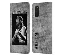 WILLIE NELSON GRUNGE CUSTODIA COVER PORTAFOGLIO IN PELLE PER SAMSUNG TELEFONI 1