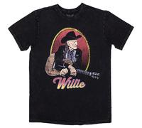 Willie Nelson Lasso Portrait autorizzato Uomo maglietta