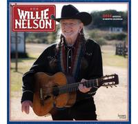 Willie Nelson Official 2026 12 X 24 Inch (Hanging) Monthly Square Wall Calendar Plastic-Free