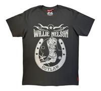 Willie Nelson Outlaw Rock off Unplugged T Shirt Size L