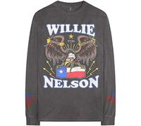Willie Nelson: Texan Pride (Arm Print) (Maglia Manica Lunga Unisex Tg. M) -