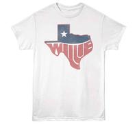 Willie Nelson - Texas Willie - T-Shirt A Maniche Corte Unisex Adulto - Bianco