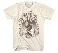 Willie Nelson - Tour 1977 - American Classici - Naturale Adulto Manica Corta