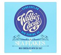 Willie's Cacao Cioccolato al latte con fiocchi di sale marino 50g