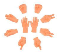 Willingood Mini set di mini marionette da dito, con mani piccole, per feste di compleanno, feste di gioco, Halloween