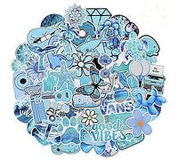 Willingood VSCO Tumblr Aesthetic Stickers - Adesivi impermeabili per laptop, skateboard, auto, moto, bicicletta, PS4, snowboard, iPhone, colore: blu