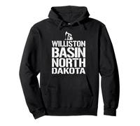 Williston Basin North Dakota Oilfield Felpa con Cappuccio
