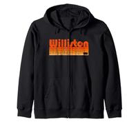 Williston, North Dakota Retro anni '80 Felpa con Cappuccio