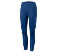WILLIT Pantaloni da equitazione per bambini ragazze, leggings da equitazione con rinforzi al ginocchio, pantaloni da equitazione estivi, traspiranti ed elastici con tasche, Blu scuro, XL
