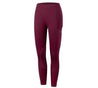 WILLIT Pantaloni da equitazione per bambini ragazze, leggings da equitazione con rinforzi al ginocchio, per giovani, per equitazione, pantaloni estivi traspiranti ed elastici con tasche, Rosso ruggine