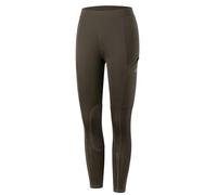 WILLIT Pantaloni da equitazione per bambini ragazze, leggings da equitazione con rinforzi al ginocchio, per giovani, per l'equitazione, pantaloni estivi traspiranti ed elastici con tasche, marrone, XL