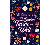 Willkommen Im Team: Kleines Geschenk für neue Kollegen | Geschenkidee für die besten Kolleginnen und Mitarbeiterinnen - Willkommensgeschenk für eine neue Kollegin Liniertes A5 Notizbuch für neuen Job
