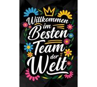 Willkommen Im Team: Kleines Geschenk für neue Kollegen | Willkommensgeschenk zum neuen Job - Elegantes Notizbuch für eine neue Kollegin oder Mitarbeiterin als Geschenk am Arbeitsplatz