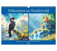 Willkommen im Wunderwald. Zauberhafte Abenteuer mit tierischen Freunden (Wandkal