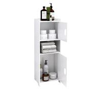 Willonin Armadietto da bagno verticale, mobile WC deposito, supporto per carta igienica, armadio da bagno. 24 x 20 x 72 cm