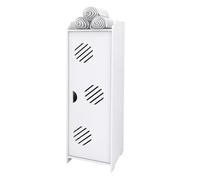 Willonin Armadietto da bagno verticale, mobile WC per riporre carta, supporto per WC, mobile da bagno, 24 x 20 x 75 cm