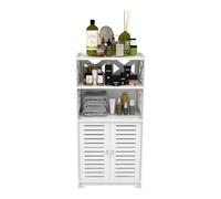 Willonin Armadio da bagno verticale, mobile WC per bagno, il colore bianco di alta qualità è versatile e adatto a molti spazi/75 x 22 x 36 cm-A
