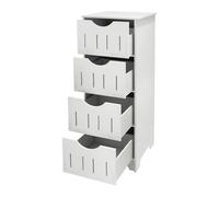 Willonin Mobiletto bagno, armadietto WC a colonna, mobile WC per bagno, cassetto, vano, salvaspazio, 30 x 30 x 82 cm