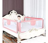 Willonin Sponda Letto Bambini Sponda Letto Portatile Neonato Sponda di Sicurezza per Letto Bambino Sponda di Protezione Anti-Caduta per Neonati, sponda di letto per Bambini in Età Prescolare (Rosa