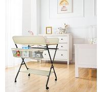 Willonin Tavolo fasciatoio per neonati e bambini piccoli, regolabile in altezza, 80 x 66 x 98 cm