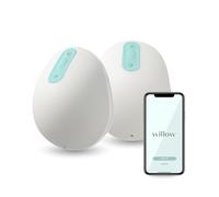 Willow® 3.0, Tiralatte indossabile, silenzioso, non richiede l’uso delle mani, portatile, adatto al reggiseno, doppio, elettrico, con app, l’unico per di tirare il latte in qualsiasi posizione, 24 mm