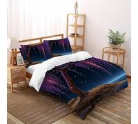 Willow alberos by The Lake Set Di Biancheria Da Letto Artee Copripiumino 2 Pezzi Comfort in Morbida Microfibra Per Bambini, Con Chiusura Super King（260x220cm）