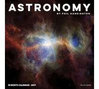 Willow Creek Press, Astronomy 2027 - Mini calendario da parete, 17,8 x 17,8 cm