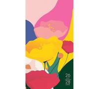 Willow Creek Press, Bold Botanicals Academic 2027 - Agenda tascabile 2 anni
