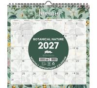 Willow Creek Press, Botanical Nature Spiral Art - Calendario da parete 2027