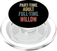 WILLOW Personalized Retro Girls Part-Time WILLOW Name PopSockets PopGrip per MagSafe