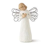 Willow Tree 26020 Figurina Angelo della Guarigione, Resina, Design di Susan Lordi, 13 cm
