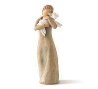 Willow Tree 26104 Pace sulla Terra Resina, Design di Susan Lordi, 21 cm