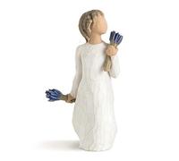 Willow Tree 26465 Figurina Grazia con Lavanda, Resina, Design di Susan Lordi, 14 cm